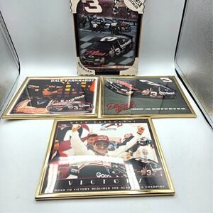 Dale Earnhardt #3 The Intimidator Lot Of  Four‎ Framed 8 x 10 Pictures NASCAR